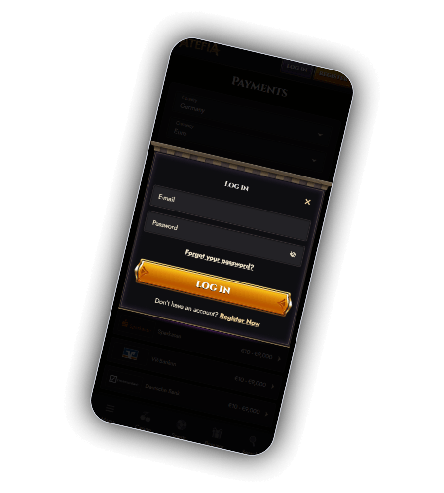Atefia secure sign-in screen